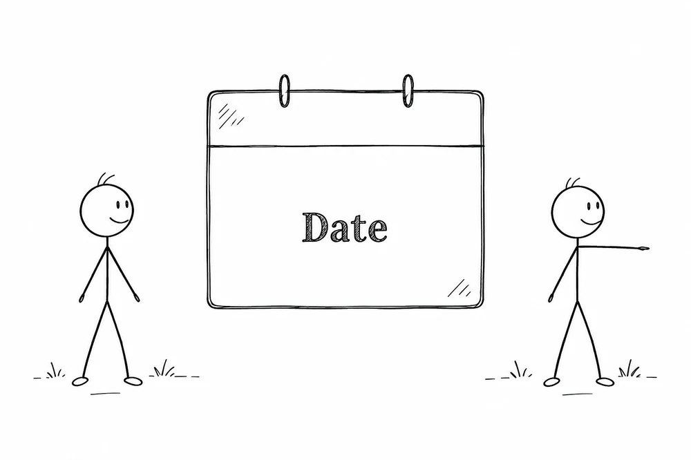 Stick figure illustration for The lock-in, stated plainly