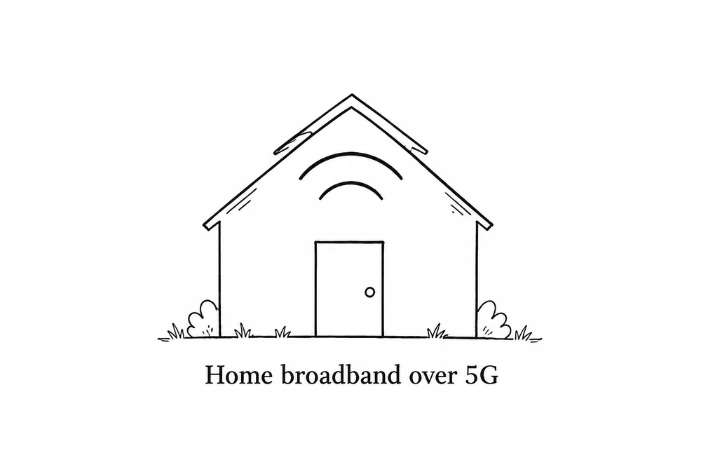 House with a 5G signal